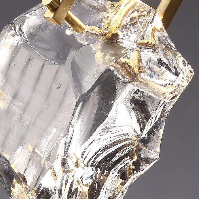 Unique Shade Hanging Lighting Postmodern Style Crystal 1 Lights Pendant Lamp For Living Room