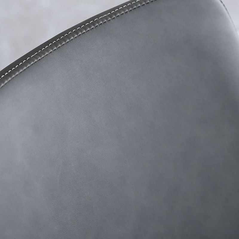 Cuir de style contemporain dinant des chaises de bras solides de cuisine de chaises