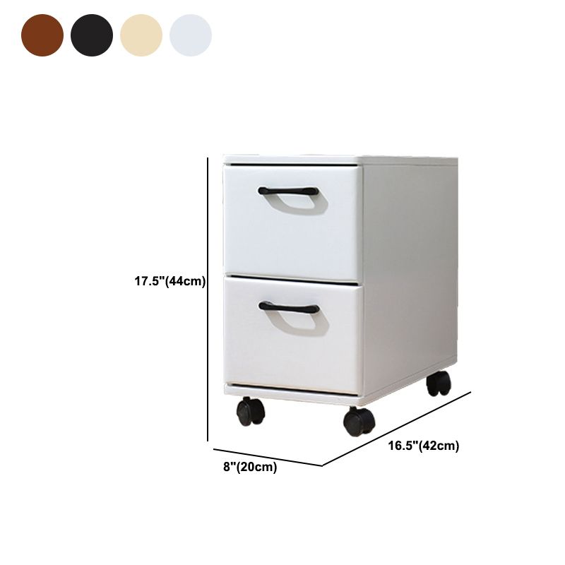 16.53" Wide Accent Chest with Drawers Solid Wood Chest with Wheels