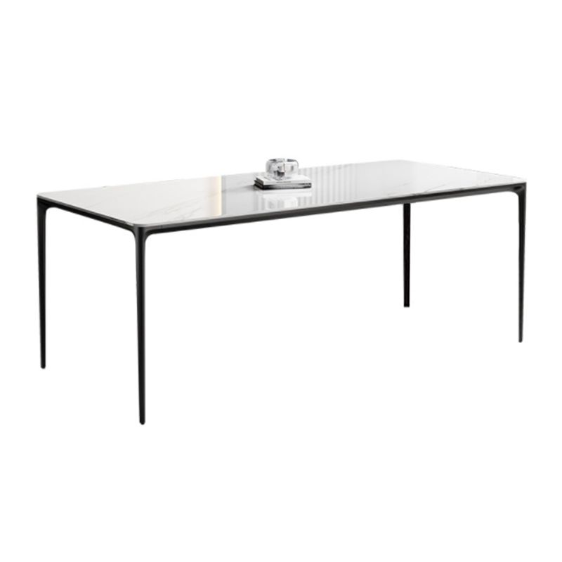 Medieval Modern Dining Table Stone 4 Legs Dinette Table for Kitchen