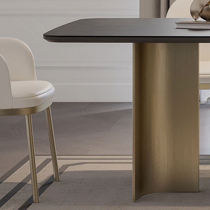 1/4/5/7 Pieces Designer Style Rectangle Dining Set Sintered Stone Top Dinette Table Set