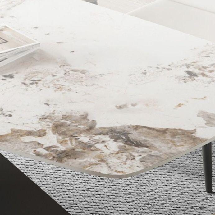 Modern Sintered Stone Top Dining Set Rectangle 1/2/4/5/6/7 Pieces Dining Room Table Set
