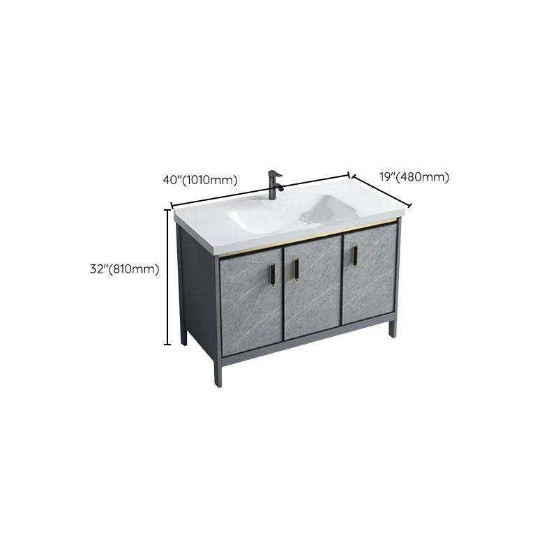 Modern Bathroom Sink Vanity Freestanding Faucet Included Bathroom Vanity Set
