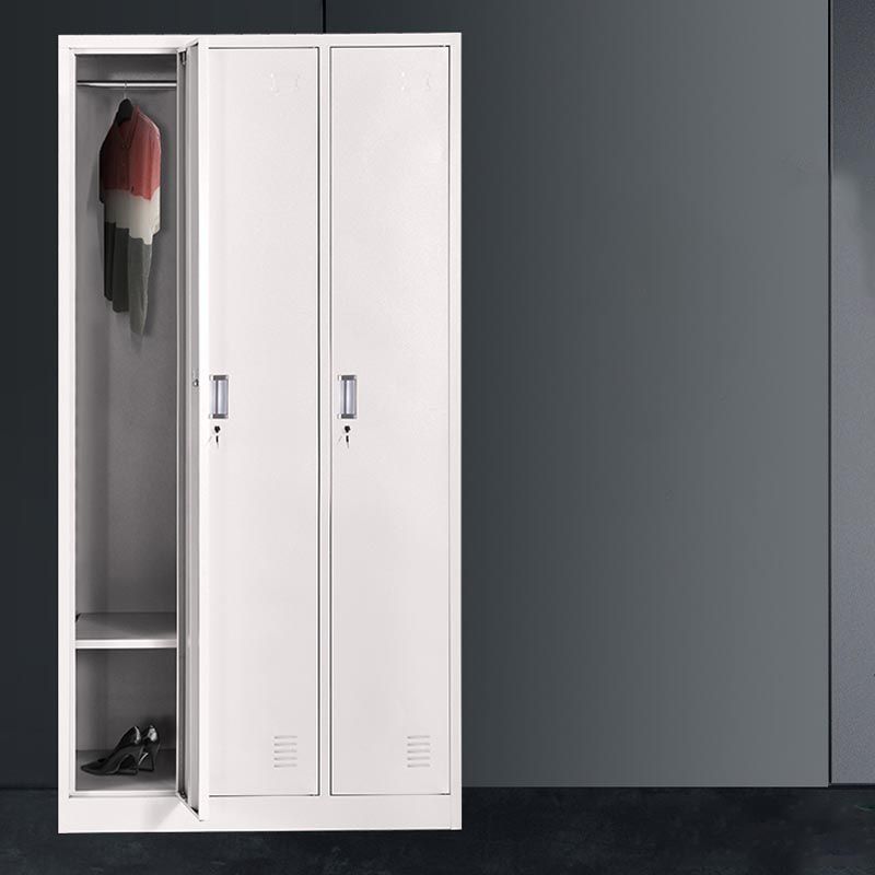 Contemporary Style Wardrobe Steel Home Wardrobe Closet,35.43" D x 16.54" W x 70.87" H