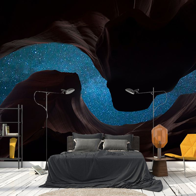 Environment Friendly Mural Wallpaper Beautiful Galaxy Photography Bedroom Wall Mural