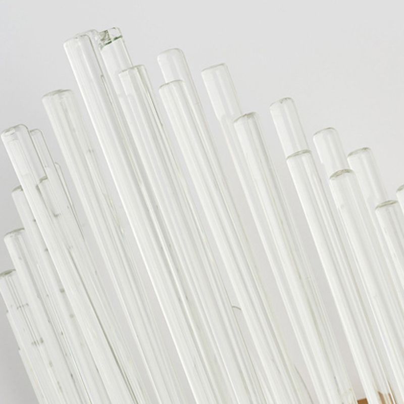 Modern Wall Sconce Light Simple Wall Light Fixture with Crystal Shade for Bedroom