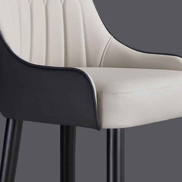 Glam Solid Wood Legs Chair Parsons Upholstered Chair for Dining Room