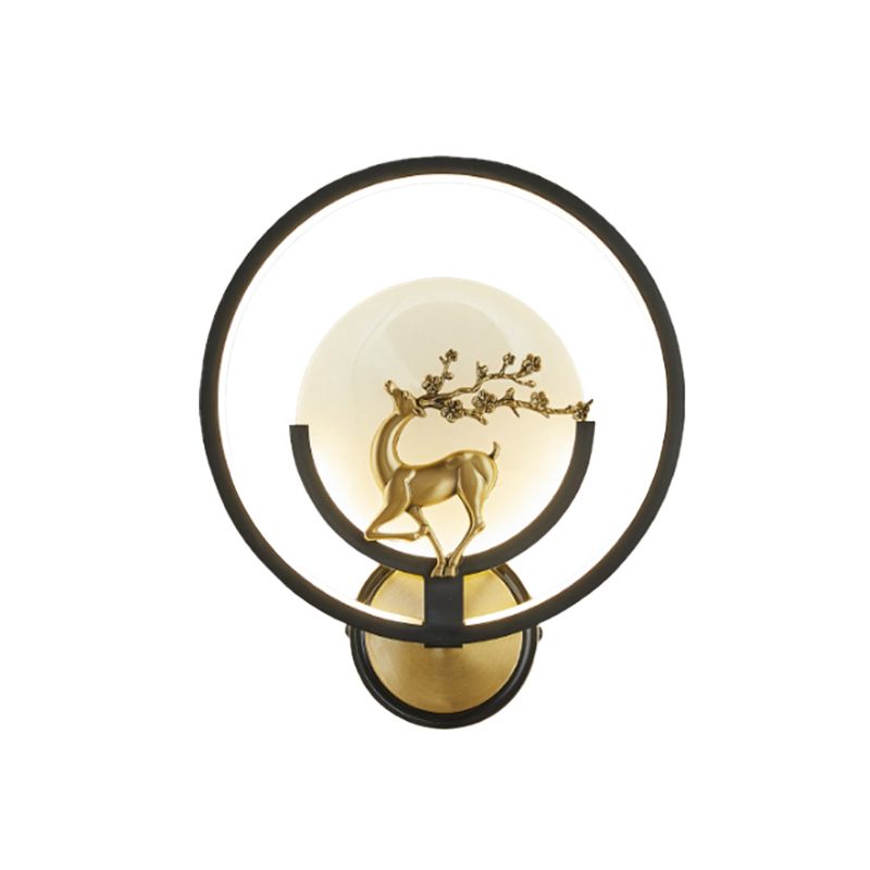 Jade Wall Sconce Modern Style Simple Stone Wall Mount Lamp for Living Room