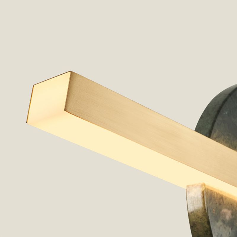 Simple Hanging Island Light Marble LED Hanging Lighting Fixture for Sitting Room