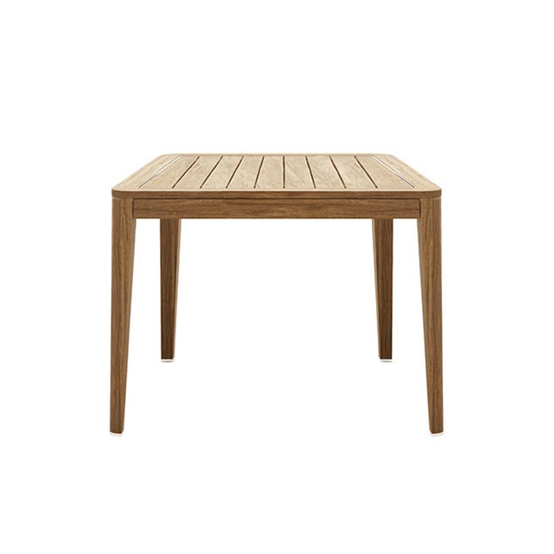 Bohemian Style Solid Wood Dining Table Set 1/6/7 Pieces Dining Table Set for Outdoor