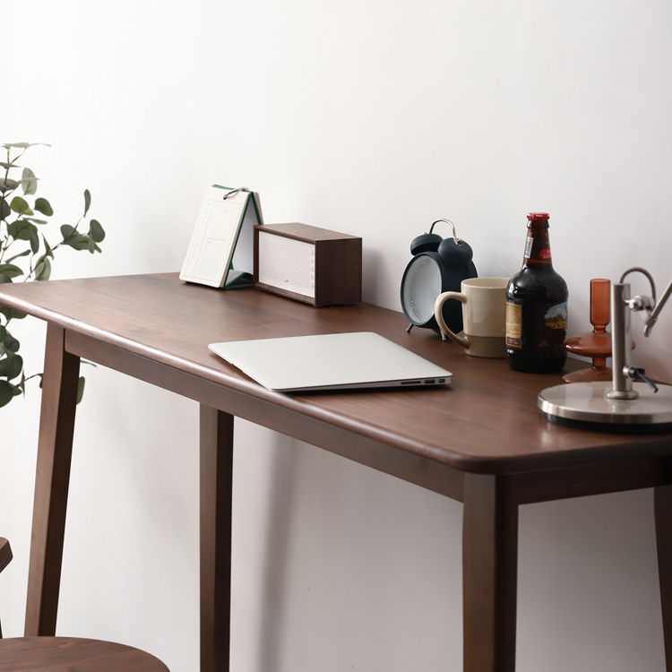 Solid Wood Bar Table Modern Rectangle Bar Table for Dining Room