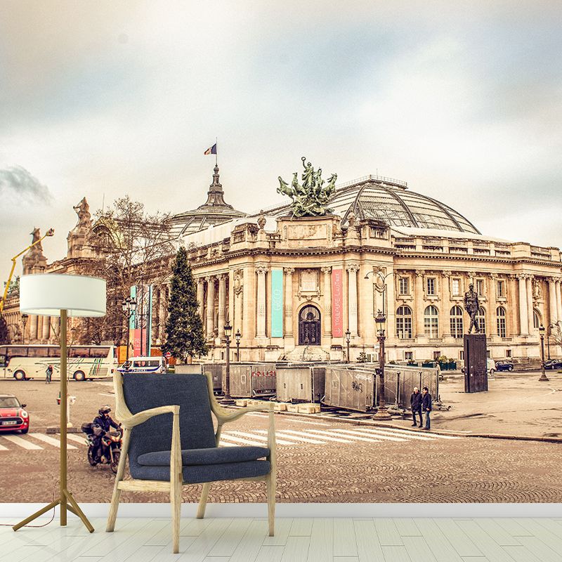 City View Mural Modern Moisture Resistant Wall Covering, Customized Size