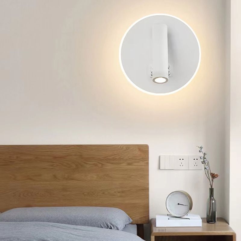 Modern Style Wall Lamp Metal 2 Lights Sconce Light for Bedroom