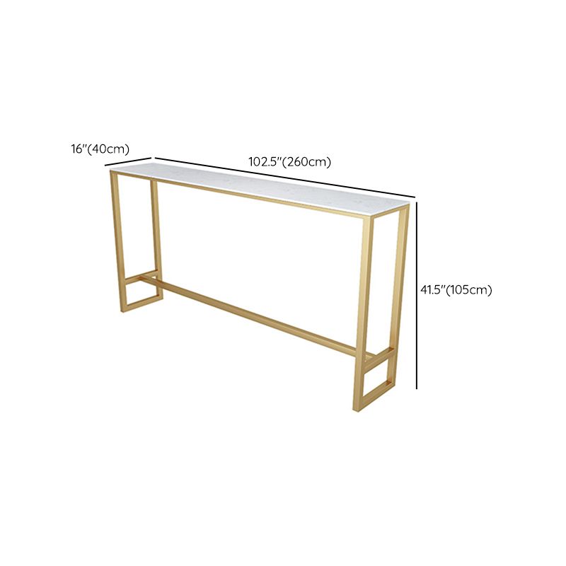 Faux Marble Pub Table Set Modern 1/7 Pieces Bar Stool and Table Set
