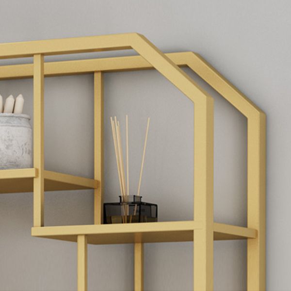 Industrial Wall Mounted Bookshelf Iron Closed Back Bookshelp für Zuhause