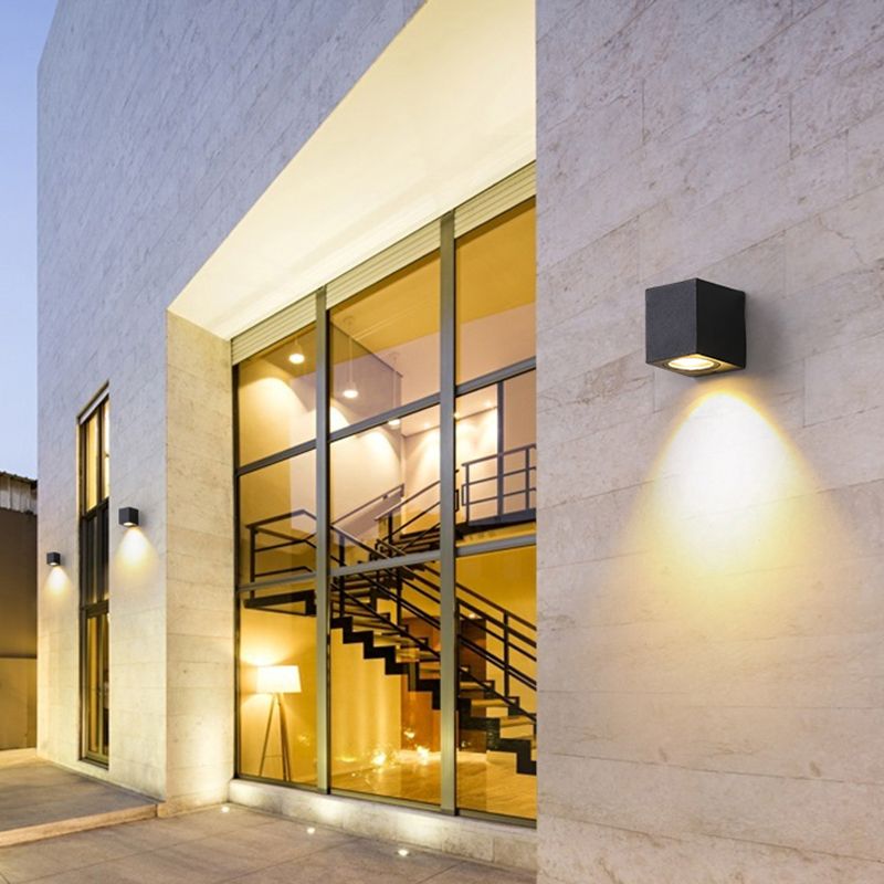 1 Light Geometric Wall Lights Modern Style Metal Wall Lighting Ideas