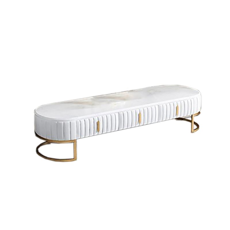 Glam Style TV Stand Enclosed Storage TV Console with Drawers