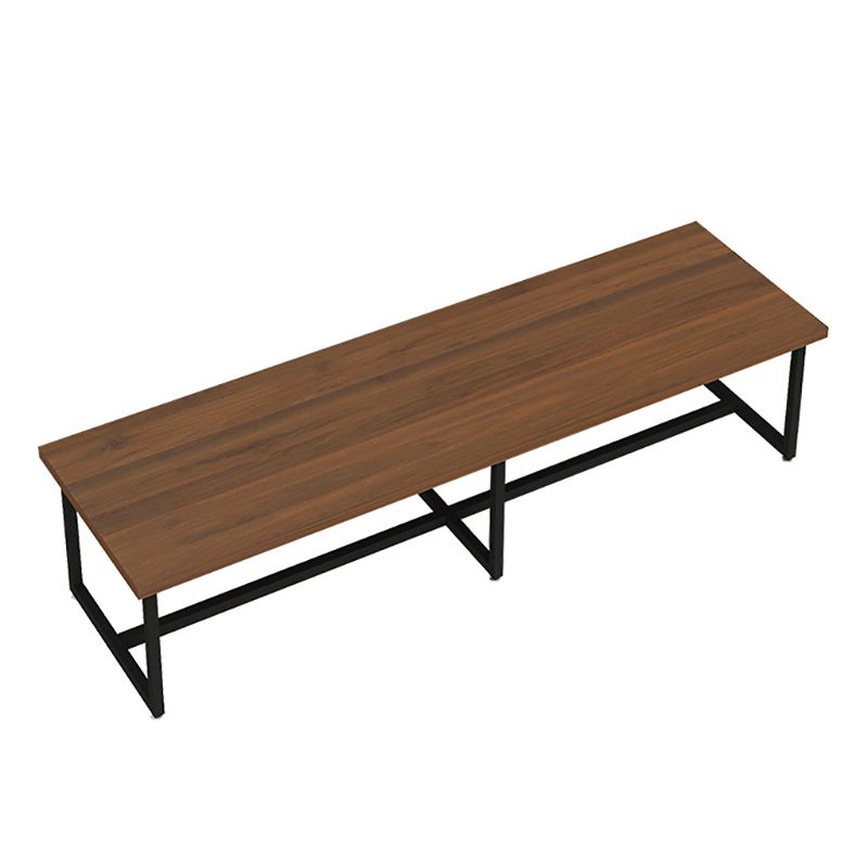 Industrial Solid Wood Table for Restaurant Dining Table with Trestle Base
