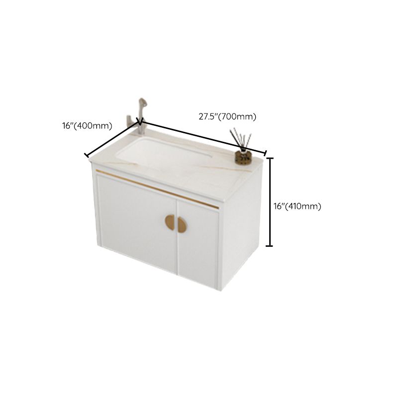 Gorgeous Sink Cabinet Free-standing Standard Space Saver Vanity with Mirror