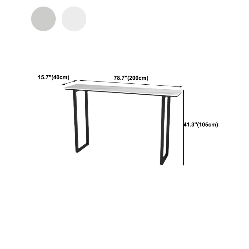 Rectangle Pub Table 41-inch Bar Height Industrial Bar Table for Outdoor