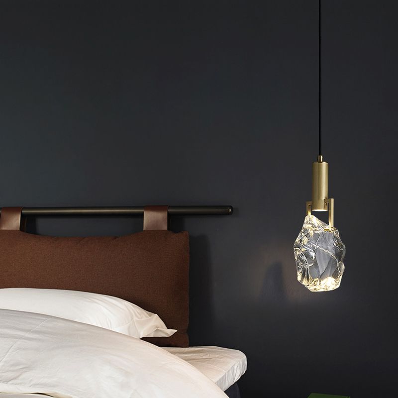 Modern Style Hanging Light Crystal Pendent Lighting Fixture for Living Room