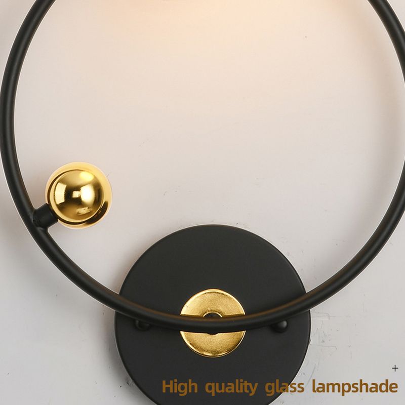 Salon en verre applique en verre moderne 1 luminaire mural mural de tête