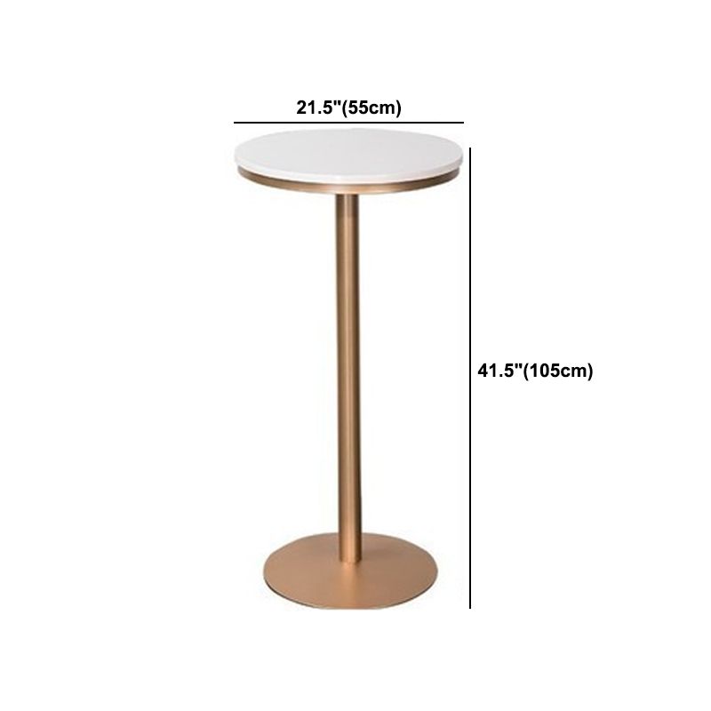 Glam 1/2/3 Pieces Sintered Stone Bar Table Set Round Counter Set for Home Use