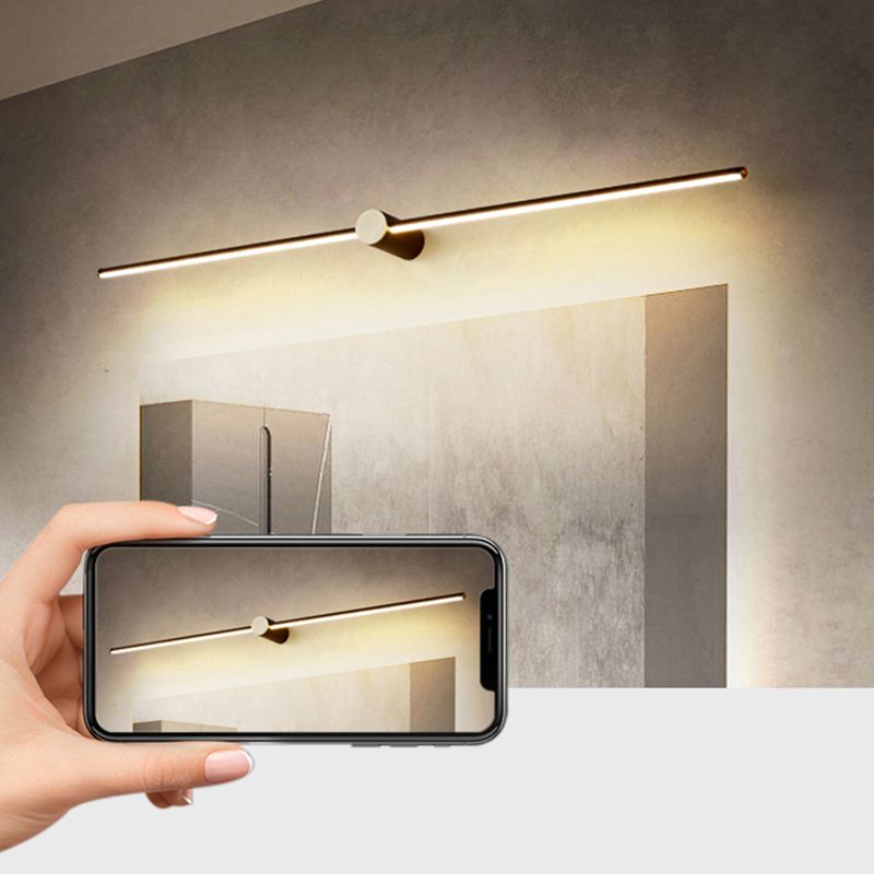 Minimalism Vanity Light Streamlined LED Wall Light Fixture for Bathroom