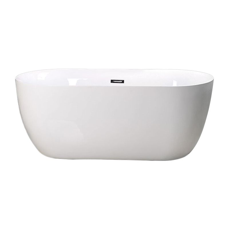 Antique Finish Soaking Bath Oval Stand Alone Modern Bath Tub