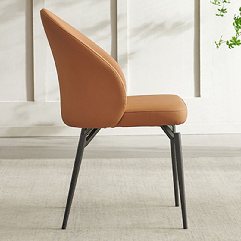 Modern Dining Accent Chair Upholstered Armless Dining Chairs