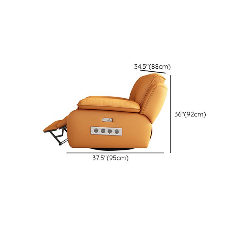USB Charge Port Standard Recliner Swivel Base Recliner Chair