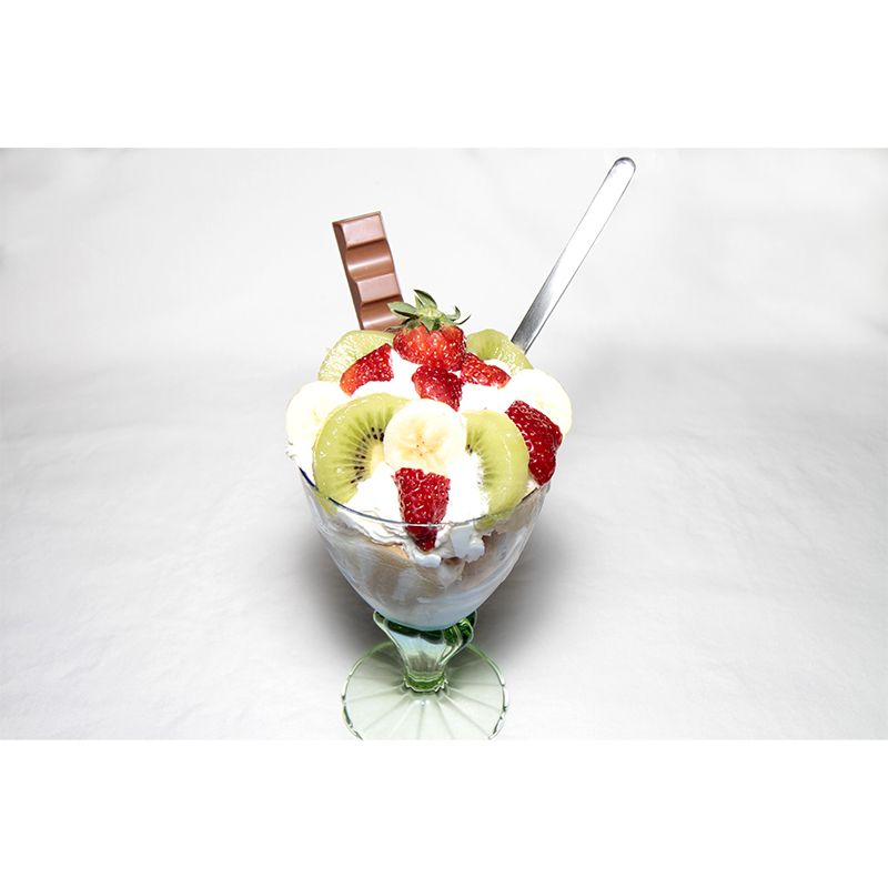 Dessert Shop Wall Mural Decor with Ice Cream Painting Environmental for Decoration