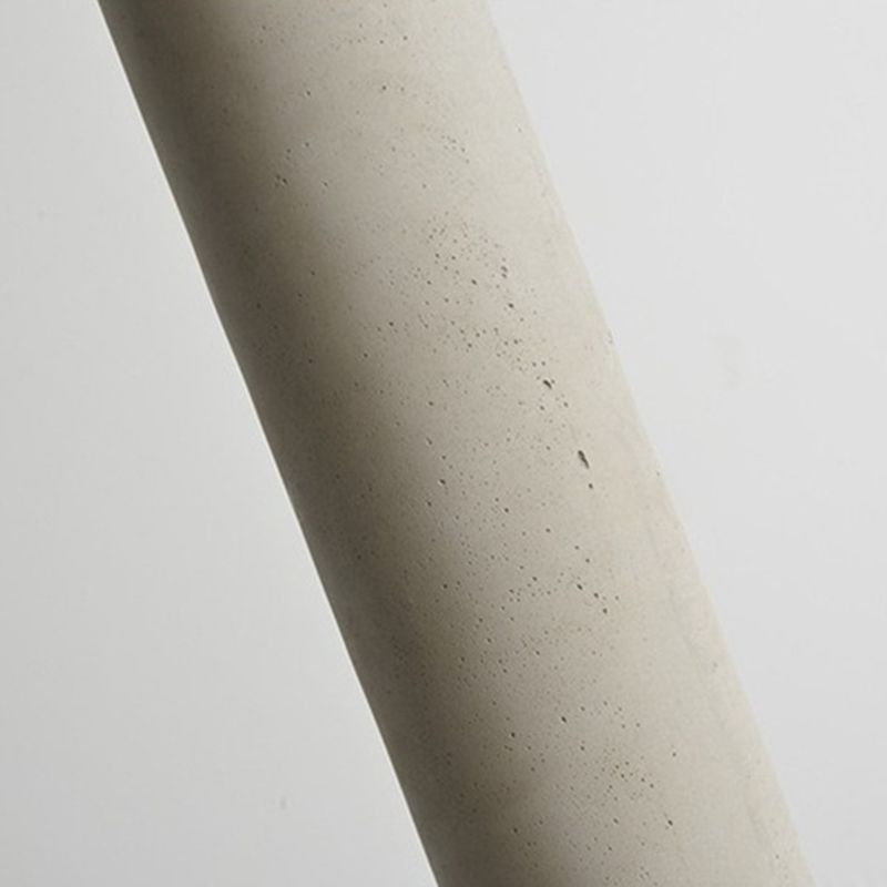 Modern Cylinder Pendant Ceiling Lights Cement 1 Light Pendant Lamp