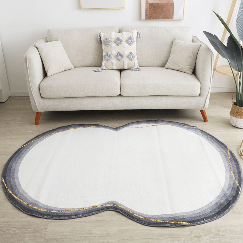 Simplicity Ombre Printed Rug Polyester Carpet Pet Friendly Indoor Carpet for Home Decoration