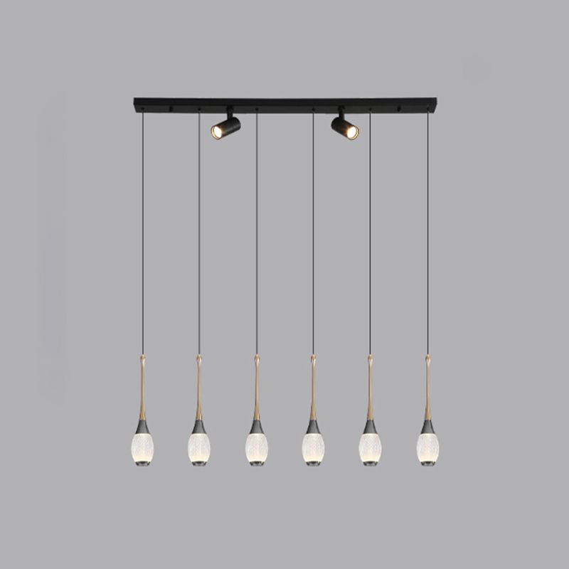 Unique Shape Island Lights Contemporary Style Metal Island Lighting