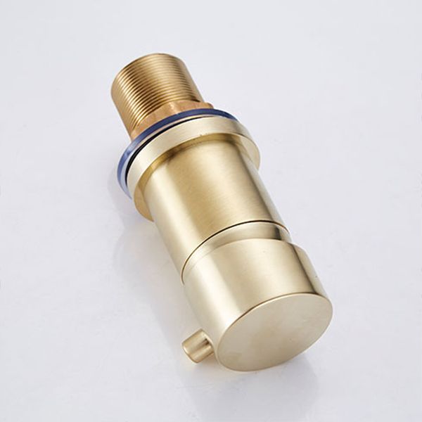 Contemporary Deck Mounted Metal Freestanding Tub Filler High Arc Freestanding Faucet