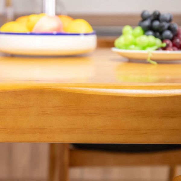 Modern Solid Wood Dining Table Set 1/2/4 Pieces Dining Set for Home Use