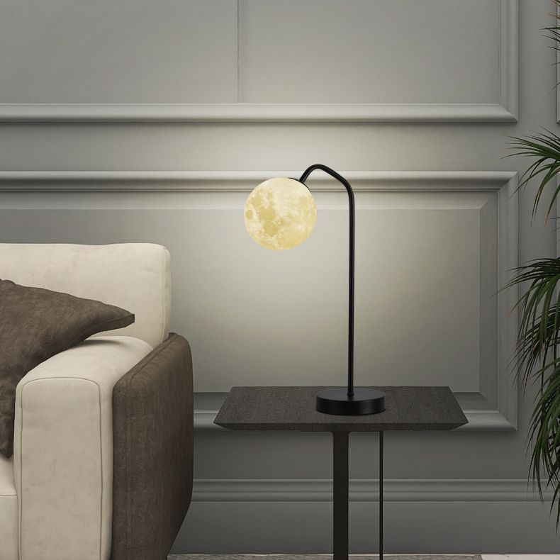 1-Licht-Globus-Tischlampe Modernes Glas Tischlicht