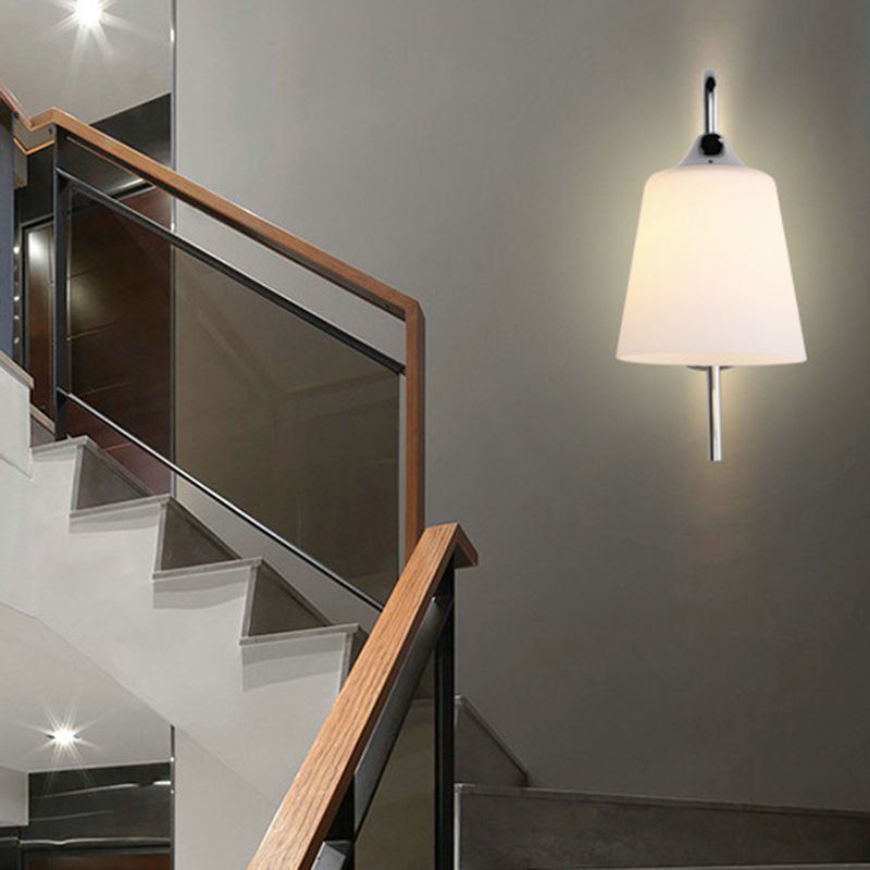 Contemporary Vanity Lighting Glass Wall Light Fixture for Bathroom