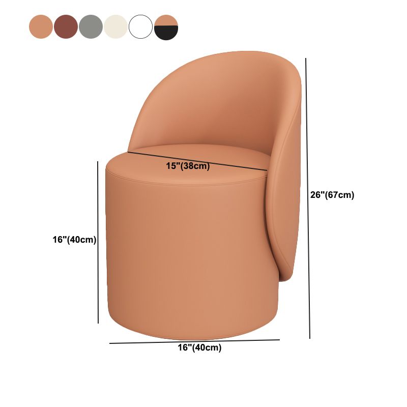 Contemporary 15.7"Wide Accent Chair Fixed Back Armless Sponge Side Chair