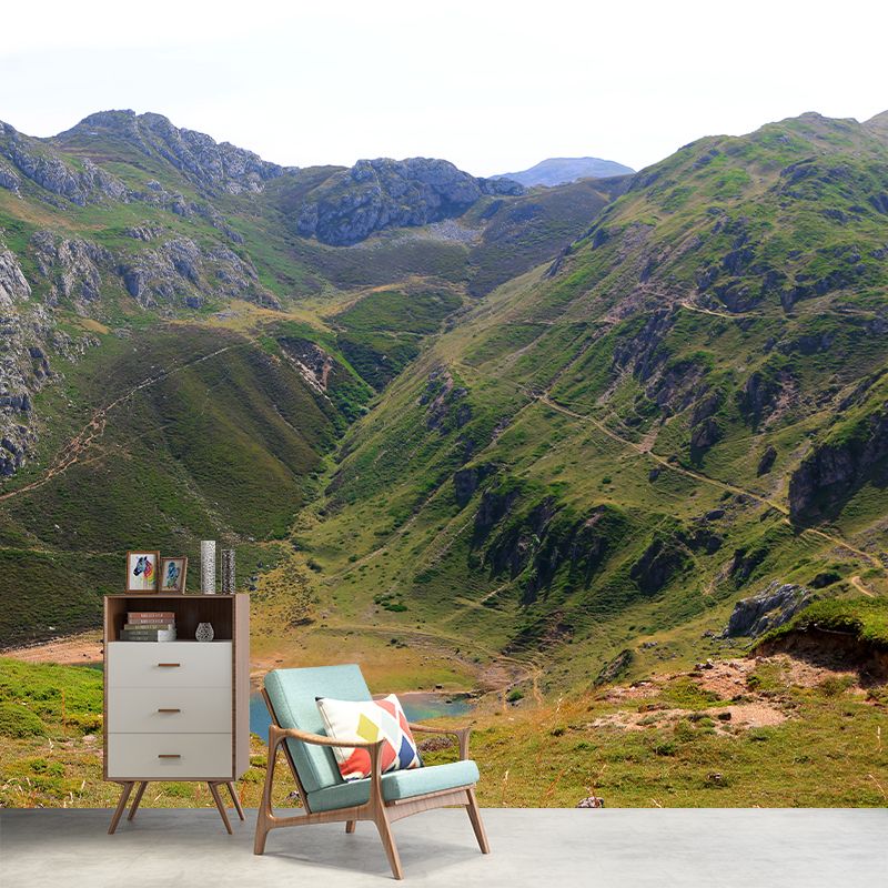 Mountain Wall Murals Contemporary Photography Style Wall Art for Bedroom