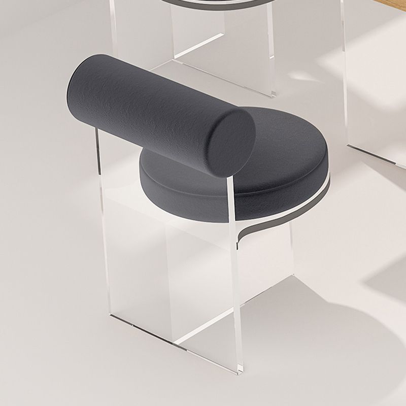 Modern Simple Side Chair Plastic Frame Side Dining Chair for Dining Room
