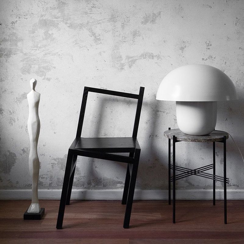 Modern Simple Side Chair Wooden Base Side Dining Chair for Dining Room