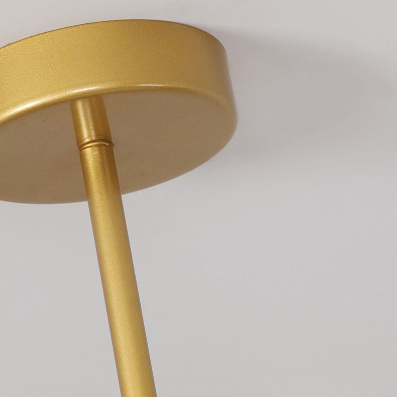 Lámpara de lámpara lineal moderna lámpara de lámpara múltiple iluminación de sala de vestíbulo