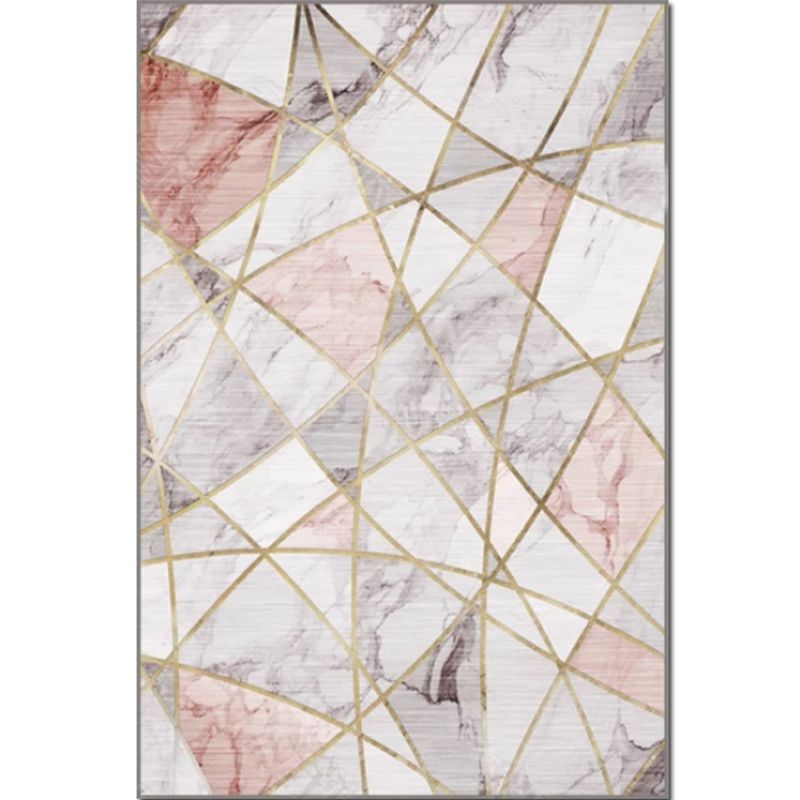 Tapis de tapis à imprimé abstrait multicolore Boho Rapis en intérieur Easy Care Animal Area Washable Area Papet pour chambre