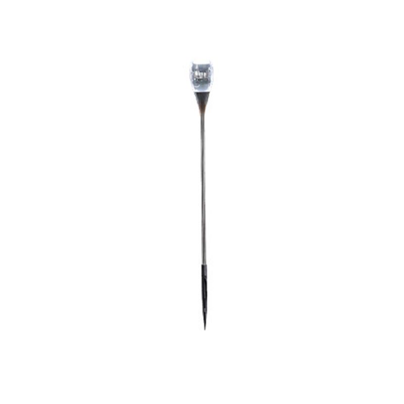 Tulip Shaped LED Stake Light Contemporary Acrylic Courtyard Lawn Lighting in Clear