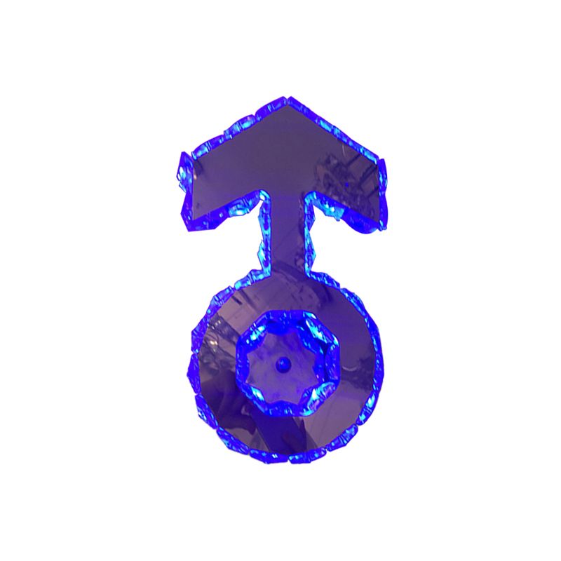 Éclairage mural Logo Crystal Boy à facettes