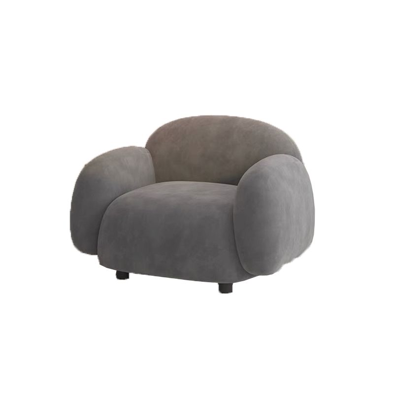 Modern Style Sofa Velvet Cushioned Backrest Sponge Cushions Fill Sofa Bed