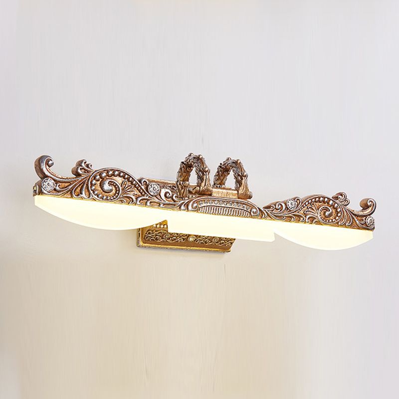 Slim Lineal Splique Simple acrílico Batio LED LEACHING de tocador de tocador