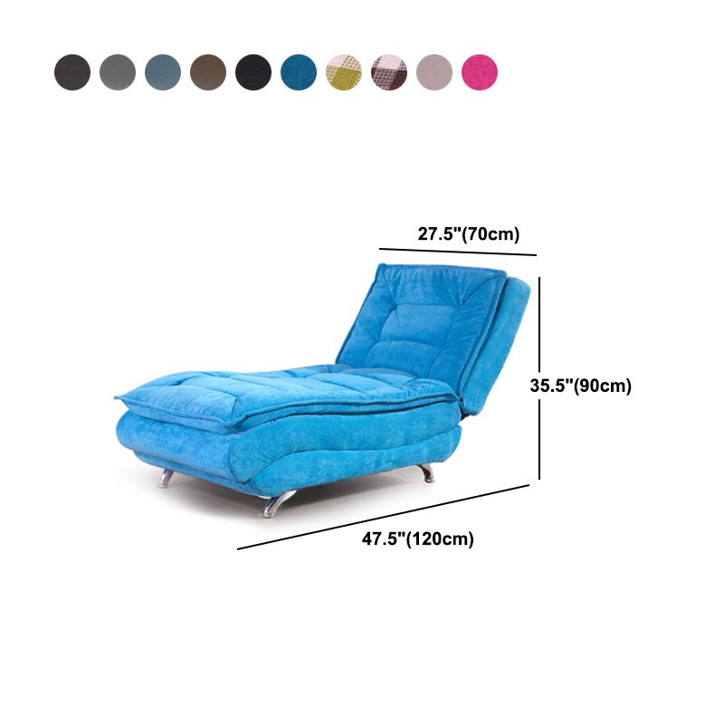 Basic Four Leg Armless Chair with Adjustable Sewn Pillow Back